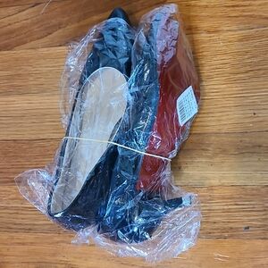 NIB Black Patent Leather Kitten Heels